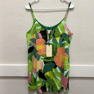 Eliane Rose Colorful Floral Tank Top NWT Size M